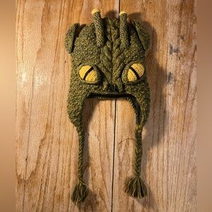 Kids Dragon knitted beanie